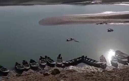 فیلم/ کاهش شدید سطح آب در سد موصل عراق