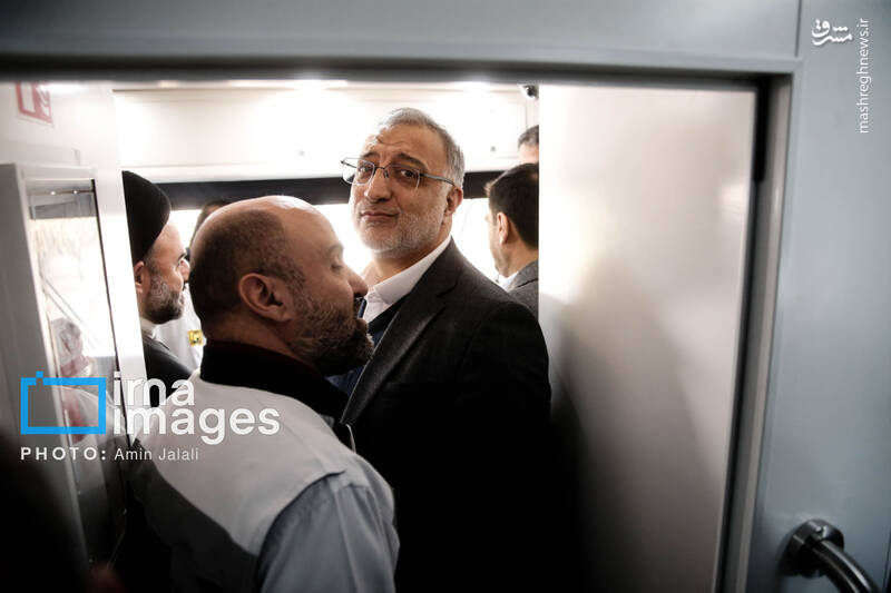 عکس / افتتاح و بهره برداری از دو رام قطار مترو ملی 19