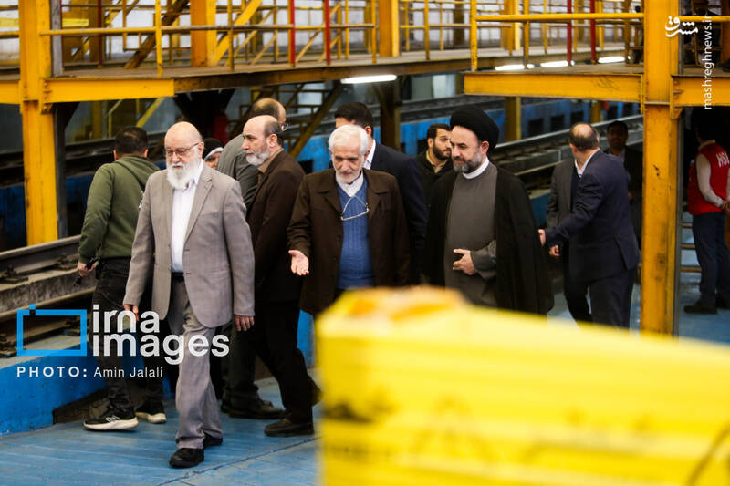 عکس / افتتاح و بهره برداری از دو رام قطار مترو ملی 9