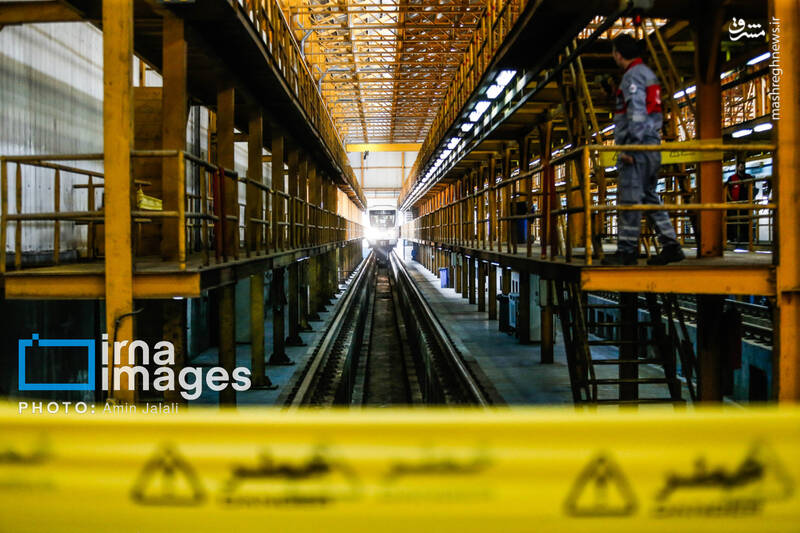 عکس / افتتاح و بهره برداری از دو رام قطار مترو ملی 3