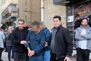 بازسازی صحنه سرقت مسلحانه از یک طلافروشی در کرمانشاه