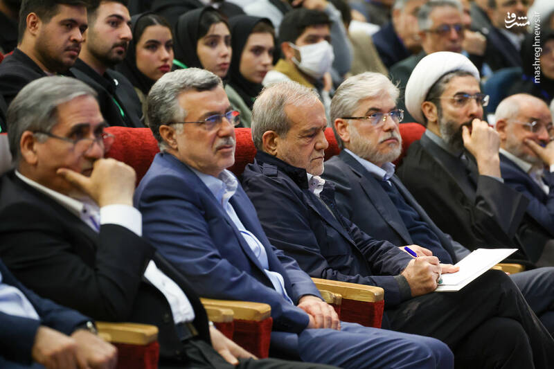 عکس/ حضور پزشکیان در دانشگاه شهید بهشتی