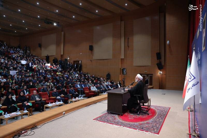 عکس / رئیس عدلیه روز دانشجو به کدام دانشگاه رفت؟ 3