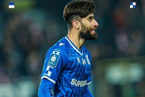 فیلم/ گلزنی علی قلیزاده در بازی امشب لخپوزنان مقابل کراکوویا