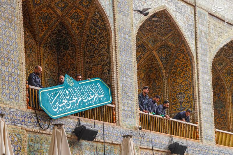عکس / آماده‌سازی حرم امیرالمومنین برای میلاد حضرت فاطمه (س) 2