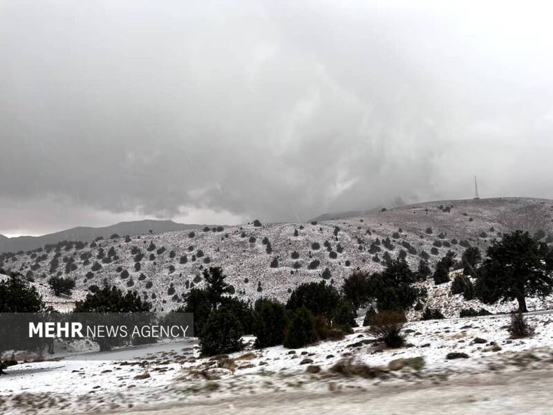 فیلم/ تصاویری از بارش برف در ارتفاعات شهر زنجان