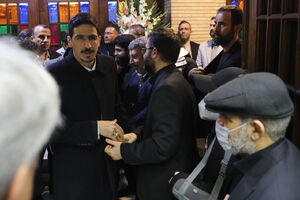 حضور شخصیتها در مراسم ختم همسر و فرزندان معاون رئیس جمهور