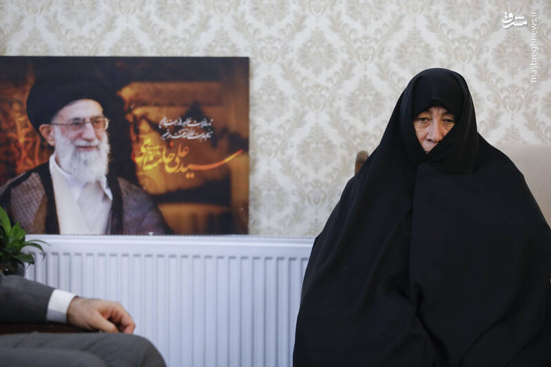 فرزندانم را در مسیری تربیت کردم که شهید می‌خواست