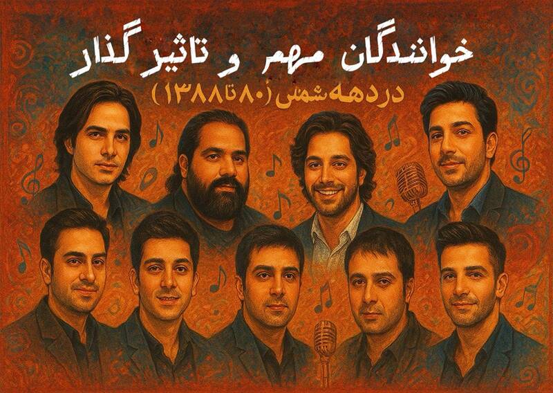 خوانندگان مهم و تأثیرگذار پاپ ایرانی در دههٔ 80 شمسی (1380 تا 1389)