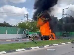 انفجار یک خودرو در اراضی اشغالی/ یک نفر کشته شد