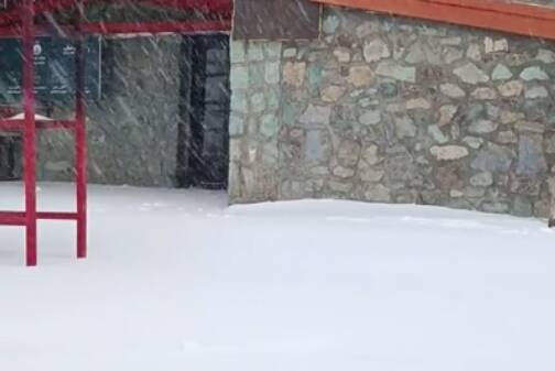 فیلم/ بارش ۱۰ سانتی‌متر برف در ایستگاه هفتم توچال