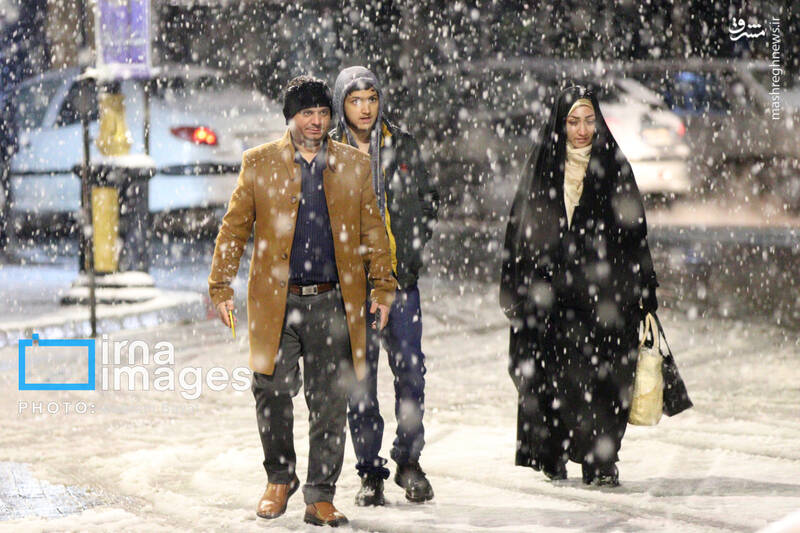بارش اولین برف پاییزی در زنجان