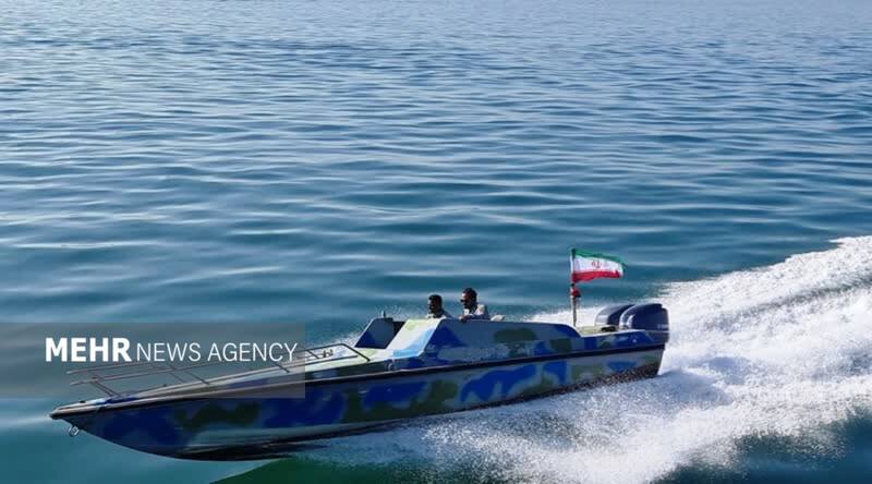 توقیف یک شناور خارجی متخلف در خلیج فارس