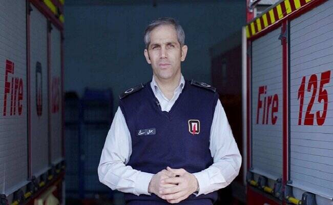 بزرگراه،نشاني،آتش،خودروي