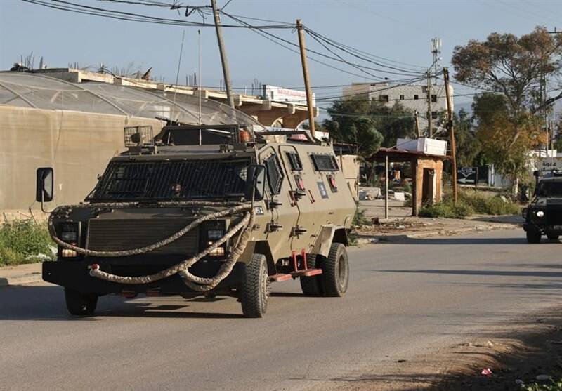 رویارویی جوانان مقاومت با نظامیان اشغالگر در کرانه باختری