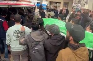 فیلم/ مراسم تشییع پیکر شهید «رائد سعد» در نوار غزه