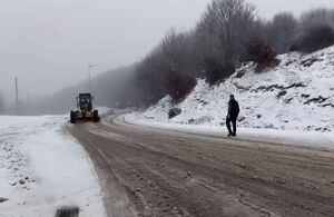 عملیات برف‌روبی محور سیاهکل به دیلمان