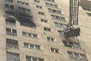 آتش‌سوزی در برج مسکونی دهکده المپیک تهران
