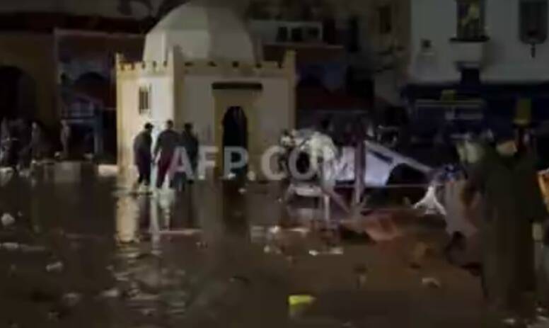 فیلم/ سیل مرگبار در مغرب