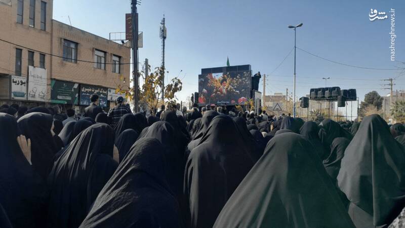 تشییع پیکر آیتالله شاهچراغی در سمنان+ فیلم و عکس