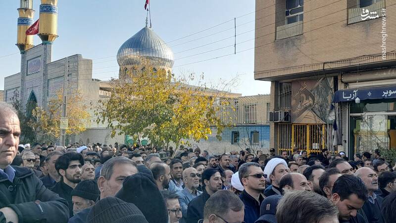 تشییع پیکر آیتالله شاهچراغی در سمنان+ فیلم و عکس