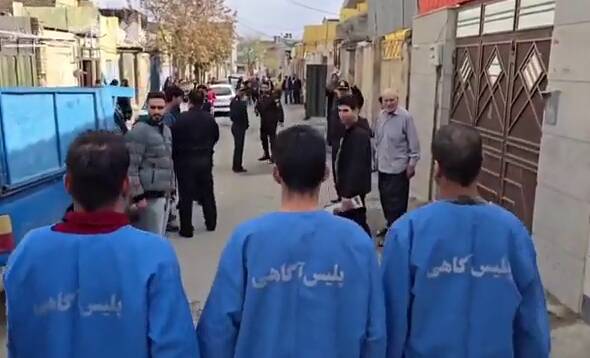 فیلم/ بازسازی صحنه جرم سارقان طلاهای پیرزن بروجردی