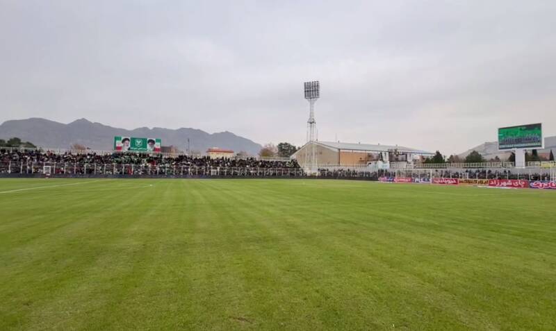 فیلم/ ورزشگاه تختی خرم آباد پیش از شروع دیدار خیبر و استقلال