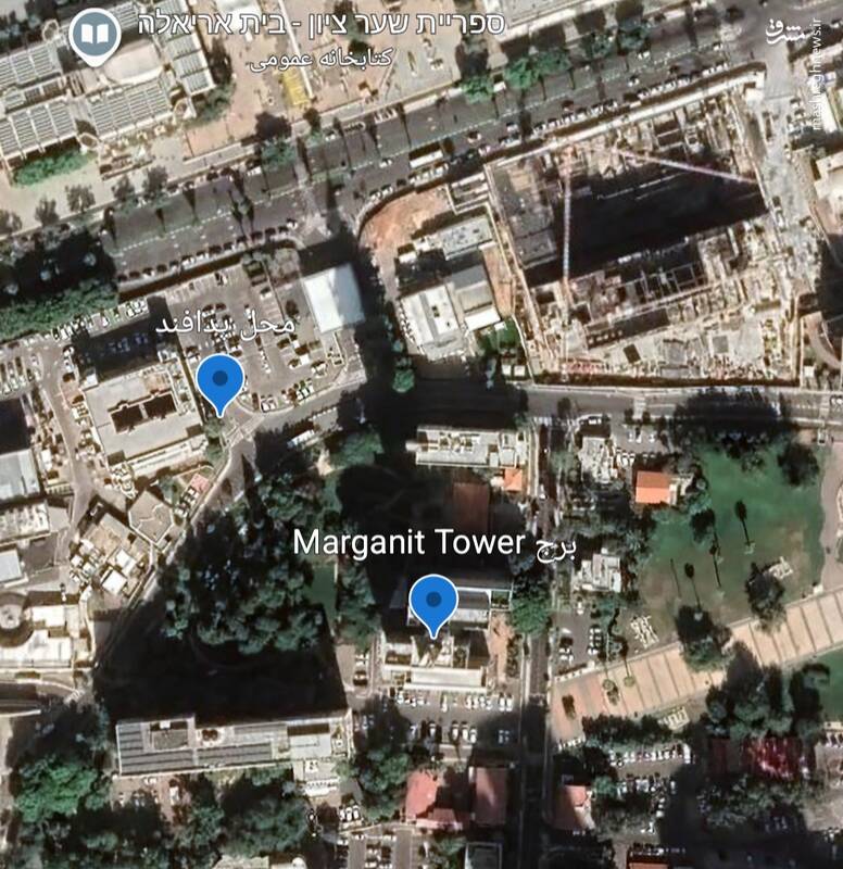 شناسایی محل اصابت پدافند اسرائیلی در جنگ ۱۲ روزه/ دقت موشک ایران در اصابت به قلب تل‌آویو +عکس و فیلم