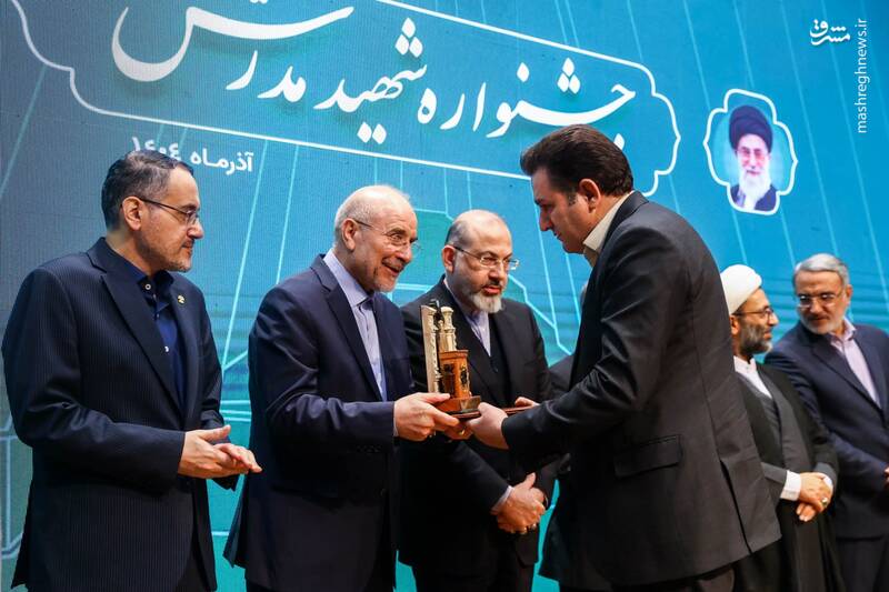 عکس/ حضور قالیباف در اختتامیه ششمین دوره جشنواره شهید مدرس