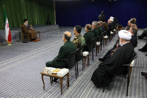 دیدار دست‌اندرکاران کنگره شهدای البرز با رهبر انقلاب