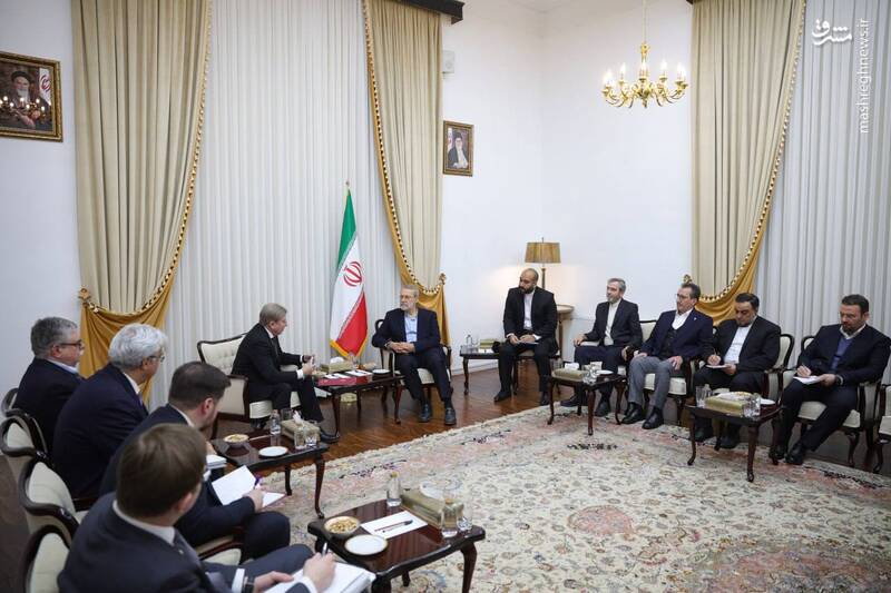 عکس/ دیدار معاون نخست‌وزیر روسیه با لاریجانی