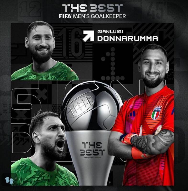 با اعلام فیفا؛ دوناروما بهترین دروازهبان جهان شد