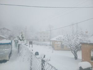 بارش سنگین برف در گیلان