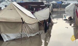 غزه در حال غرق شدن