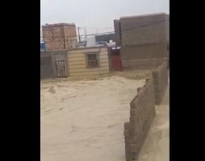 فیلم/ تخلیه آب سد بالادست روستای طولا در قشم