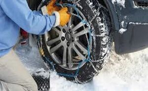 فیلم/ جریمه خودروهای بدون زنجیر چرخ