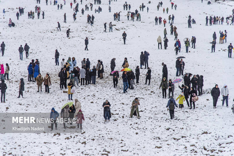 نخستین برف زمستانی در نصف جهان