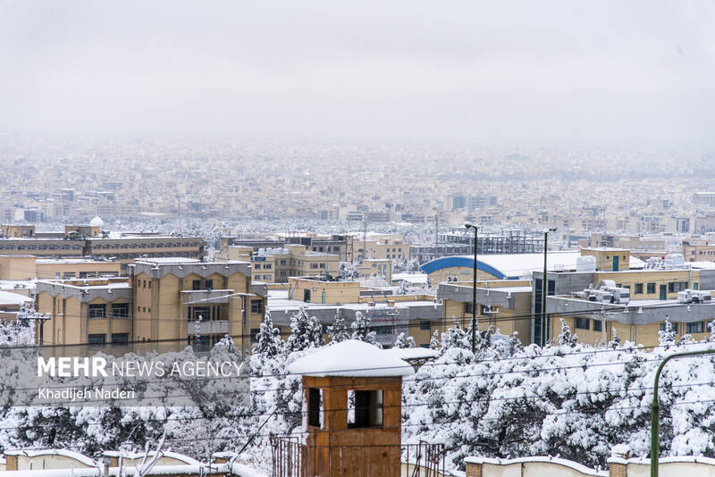 نخستین برف زمستانی در نصف جهان