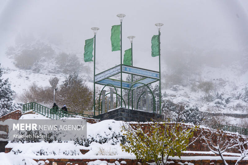 نخستین برف زمستانی در نصف جهان