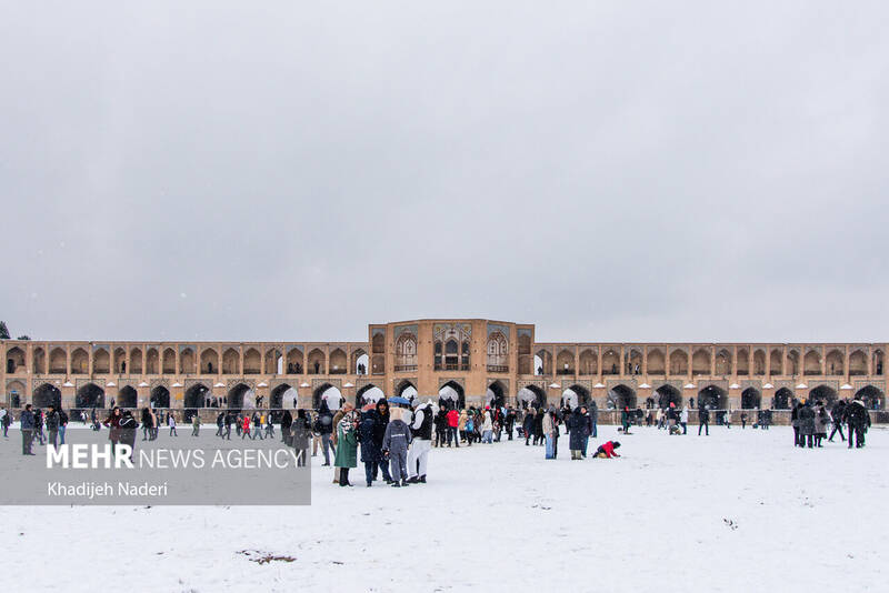 نخستین برف پاییزی در نصف جهان