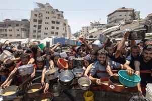فیلم/ بحران ادامه دار گرسنگی مردم غزه