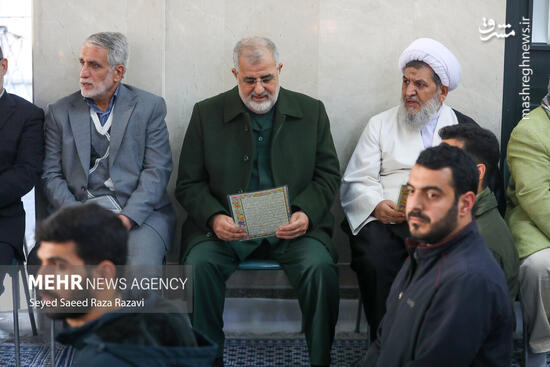 حضور شخصیت‌ها در مراسم ترحیم آیت‌الله شاهچراغی