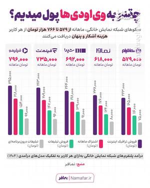 ماهی ۷۶۶ هزار تومان از هر کاربر؛ VODها چگونه مخاطب را میدوشند؟»/«سریال بهانه است، پول هدف! پشتپرده درآمد نجومی پلتفرمها