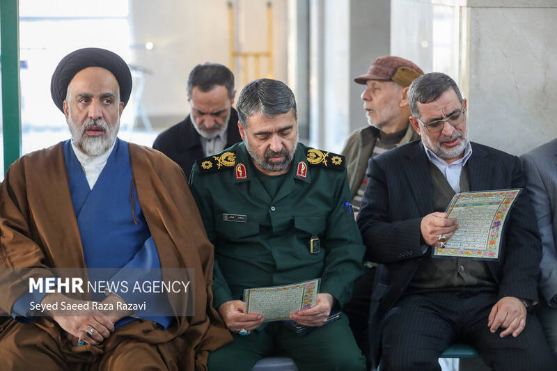 مراسم ترحیم آیت‌الله سید محمد شاهچراغی