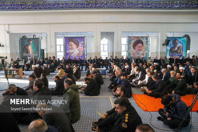 مراسم ترحیم آیت‌الله سید محمد شاهچراغی