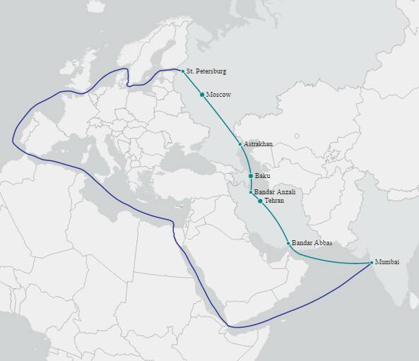 فعال شدن کریدور شمال–جنوب؛ اهرم جدید قدرت ایران و روسیه