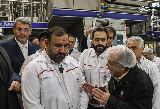 بازدید دادستان تهران از شرکت صنایع شیر ایران