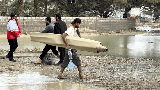 مناطق سیل زده شرق هرمزگان