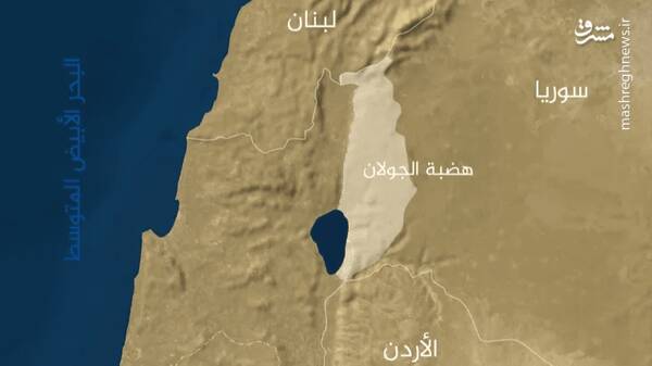 نقشه جنجالی دولت شورشیان؛ جولان از مرزهای سوریه محو شد