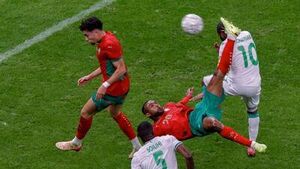 فیلم/ سوپرگل قیچی برگردان بی‌نظیر مراکش به کومور